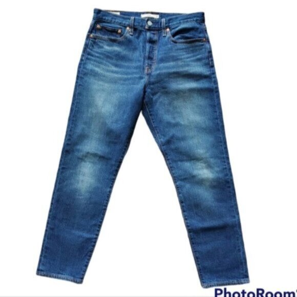 Levi's Blue High-Rise Wedgie Jeans Size 30 - Picture 1 of 8